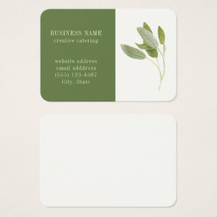 FRESH SAGE 3.5x2.5 Business Card II