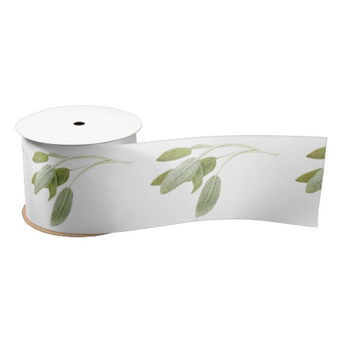 FRESH SAGE 3 Wide Satin Ribbon