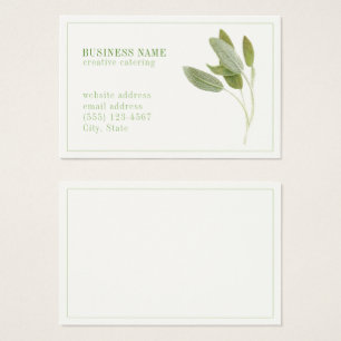 FRESH SAGE Euro Business Card
