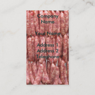 Fresh Sausages Business Card