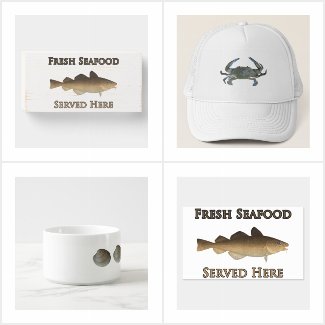 Fresh Seafood Logos