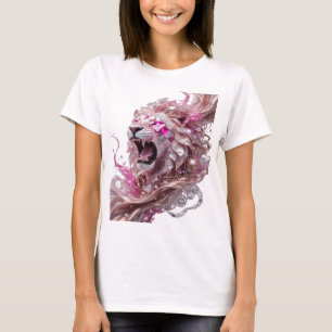 Fresh Silver LION KING Statement Design T-Shirt