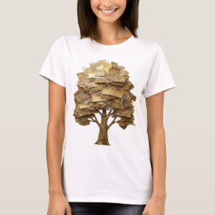 Fresh Silver TREE OF LIFE Print T-Shirt