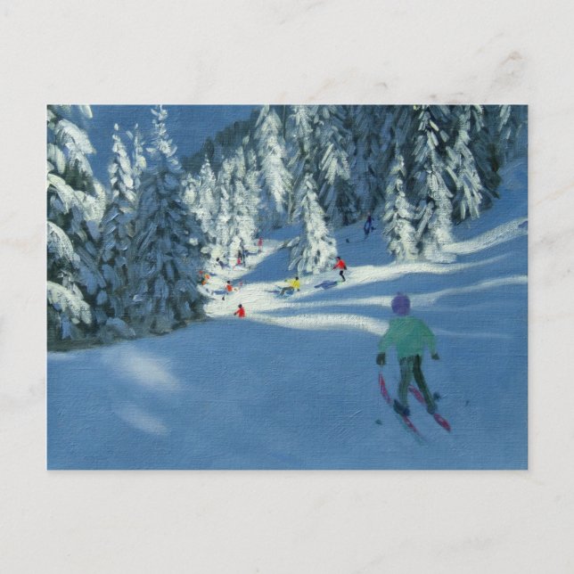 Fresh Snow Morzine France Postcard (Front)