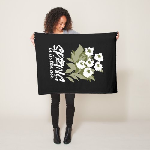 Fresh Spring Bouquet Art _ Spring is in the Air  Fleece Blanket