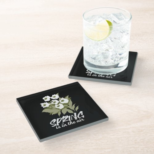 Fresh Spring Bouquet Art _ Spring is in the Air  Glass Coaster