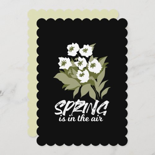 Fresh Spring Bouquet Art _ Spring is in the Air  Holiday Card