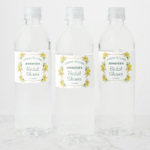 Fresh Spring Yellow Floral Bridal Shower
