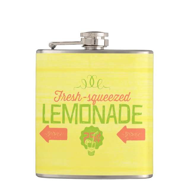 Fresh Squeezed Lemonade Flask (Front)