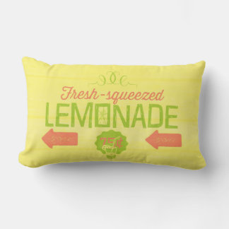 Fresh Squeezed Lemonade Lumbar Pillow