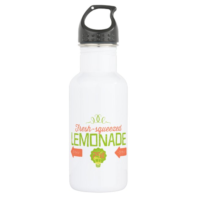 Fresh Squeezed Lemonade Stainless Steel Water Bottle (Front)
