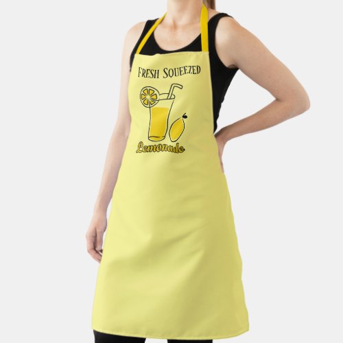 fresh squeezed lemonade vendor  apron