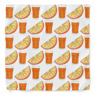 Fresh Squeezed OJ Orange Juice Citrus Fruit Slice Bandana