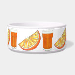 Fresh Squeezed OJ Orange Juice Citrus Fruit Slice Bowl<br><div class="desc">Design features an original marker illustration of a wedge of orange citrus fruit and a glass of fresh-squeezed Florida orange juice. This orange illustration is also available on other products. Coordinating citrus fruit illustrations are also available. Don't see what you're looking for? Need help with customization? Click "contact this designer"...</div>
