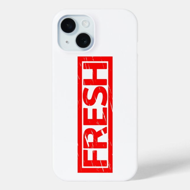 Fresh Stamp Case-Mate iPhone Case (Back)
