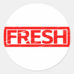 Fresh Stamp Classic Round Sticker
