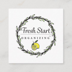 Fresh Start Holly Lock Business Cards