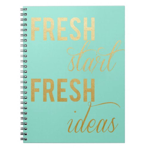 Fresh Start Notebook