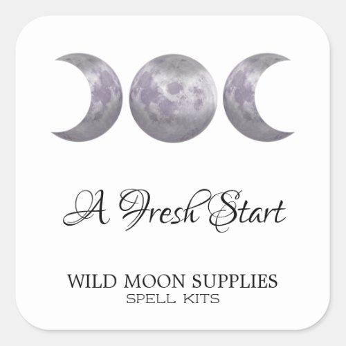 Fresh Start Spell Kit Labels