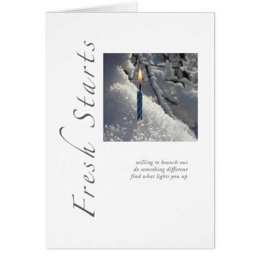 Fresh Starts Branching Out Cards (Front)