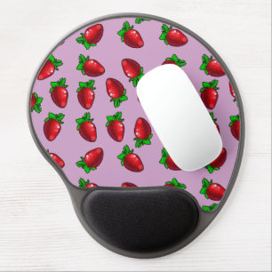 Fresh Strawberries Gel Mouse Pad