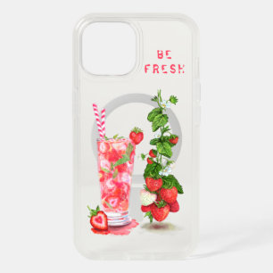 Fresh Strawberry Drink iPhone Case