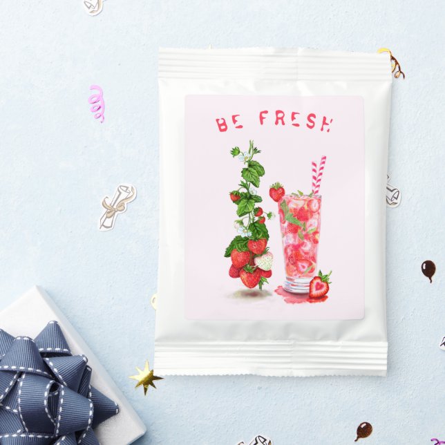 Fresh Strawberry Juice Cool Drink Fruits Margarita Drink Mix (Packets)