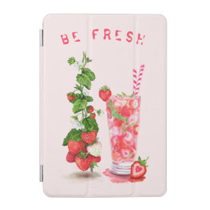 Fresh Strawberry Juice Cool Drink - Summer Fruits  iPad Mini Cover