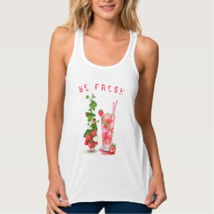 Fresh Strawberry Tank Top - Custom Text