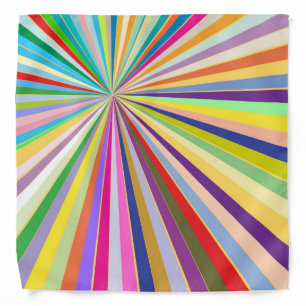 Fresh striped background bandana