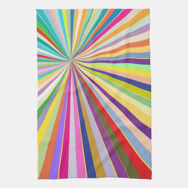 Fresh striped background towel (Vertical)