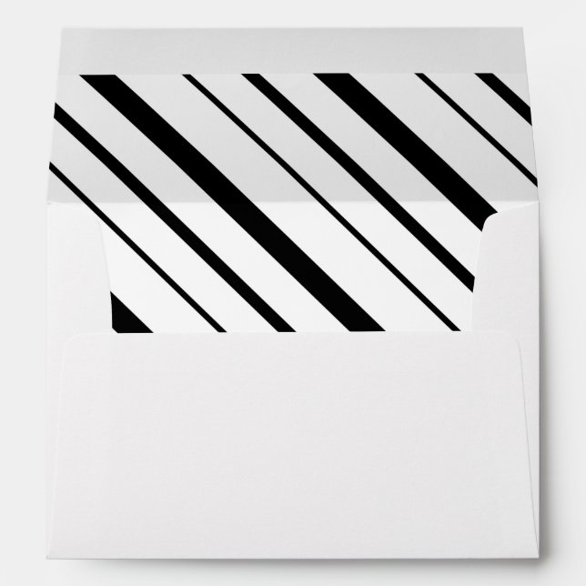 Fresh Stripes Pre-Addressed Envelope (Back (Bottom))