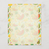 Fresh Summer Fruits Pattern (Back)