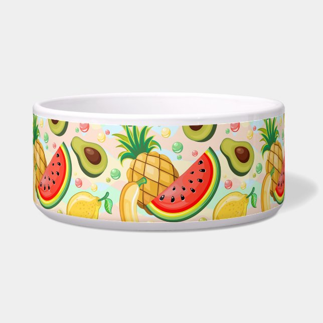 Fresh Summer Fruits Pattern Bowl (Front)