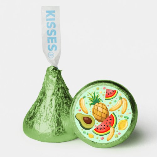 Fresh Summer Fruits Pattern Hersheys Kisses