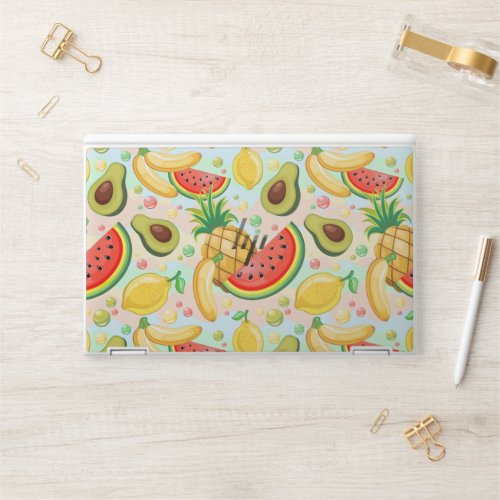 Fresh Summer Fruits Pattern HP Laptop Skin