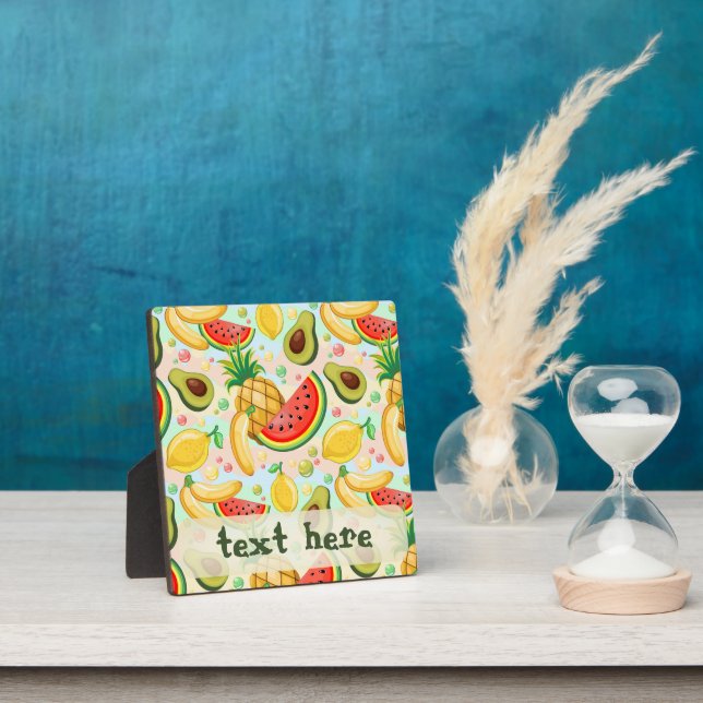 Fresh Summer Fruits Pattern Plaque (Insitu)