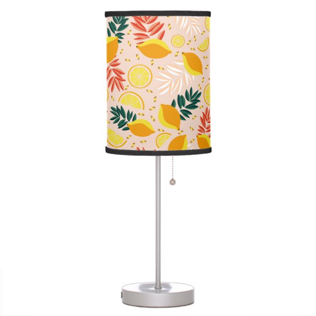 Fresh Summer Gold Lemon Fruit Table Lamp (Left)