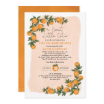 Fresh Summer Orange Citrus Virtual Baby Shower Invitation Fresh Summer Orange Citrus Virtual Baby Shower Invitation