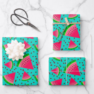 Fresh Summer Watermelon Slice Cool  Wrapping Paper Sheets