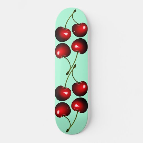 Fresh Sweet Cherries _ Skateboard