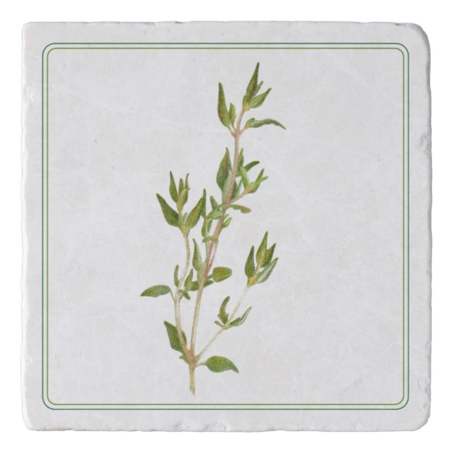 FRESH THYME Marble Stone Trivet (-text) (Front)