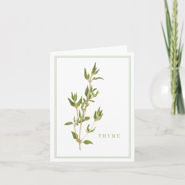 FRESH THYME Note Card (Front)