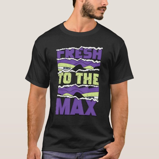 Fresh To The Max Canyon Purple 4s  Unisex Matching T-Shirt (Front)