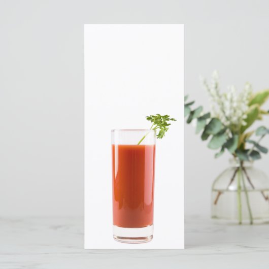 Fresh tomato juice cocktail (Standing Front)