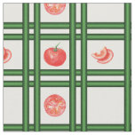 Fresh Tomatoes Gardener Pattern Fabric