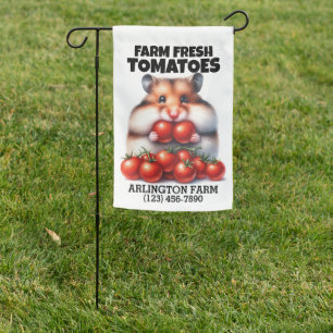 Fresh TOMATOES - SEE BACK GARDEN FLAG