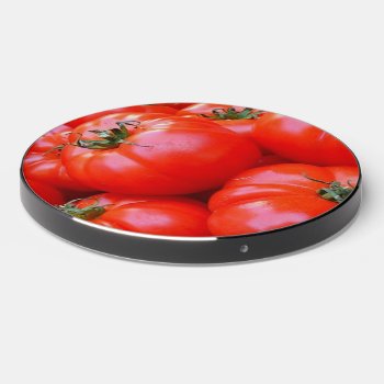 Fresh Tomatoes Wireless Charger by MehrFarbeImLeben at Zazzle