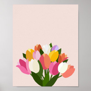 Fresh Tulips 05 Poster