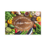 Fresh Vegetables Health Field Business Card Fresh Vegetables Health Field Business Card